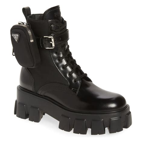 prada mini bag combat boots.